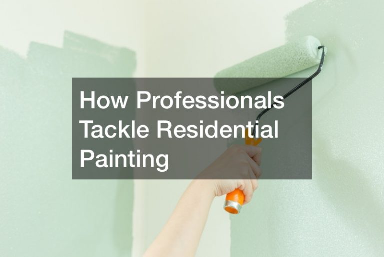 How Professionals Tackle Residential Painting