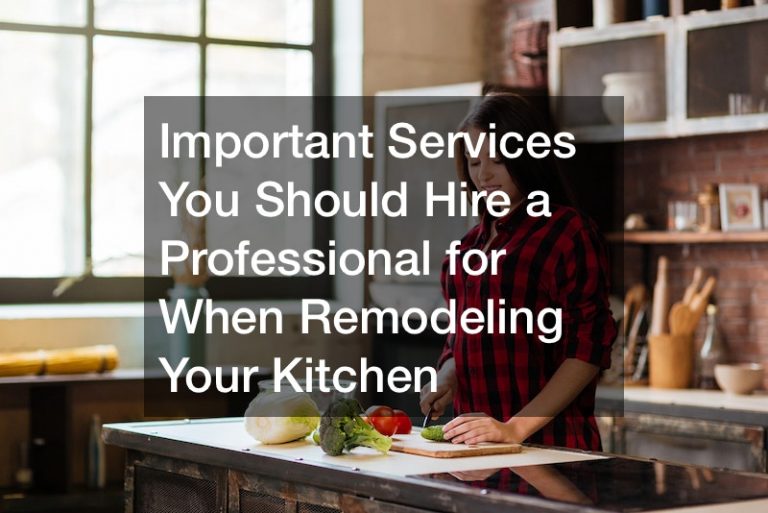 Important Services You Should Hire a Professional for When Remodeling Your Kitchen