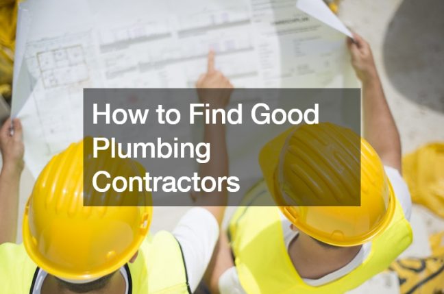 How to Find Good Plumbing Contractors