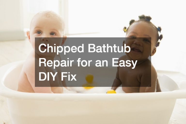 Chipped Bathtub Repair for an Easy DIY Fix