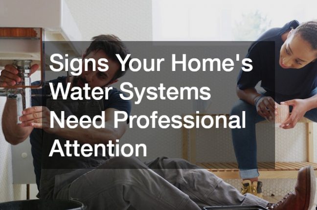 Signs Your Homes Water Systems Need Professional Attention